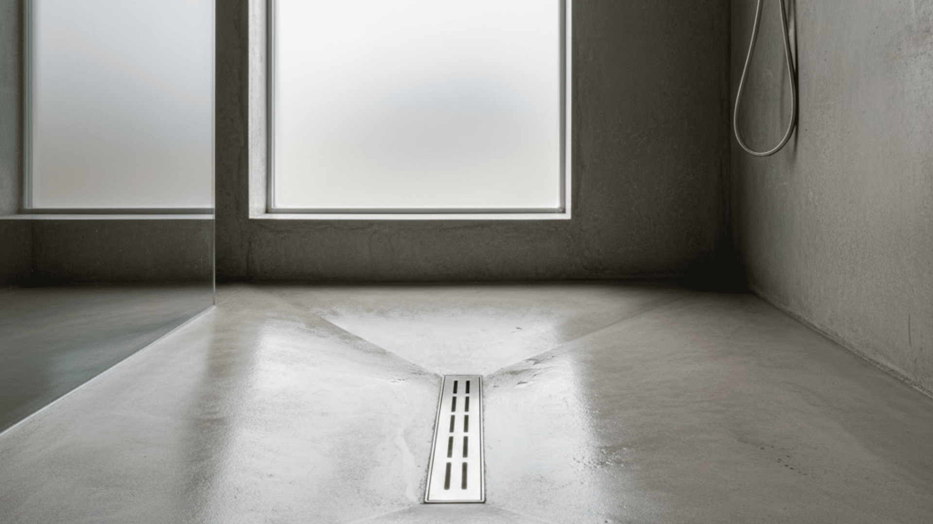 how to construct a diy concrete shower floor