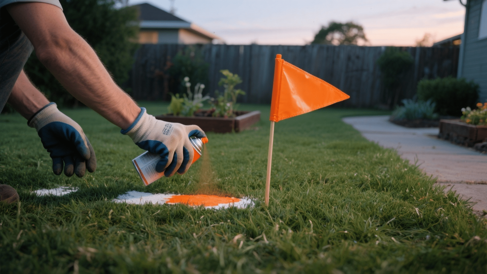 mark existing utilities