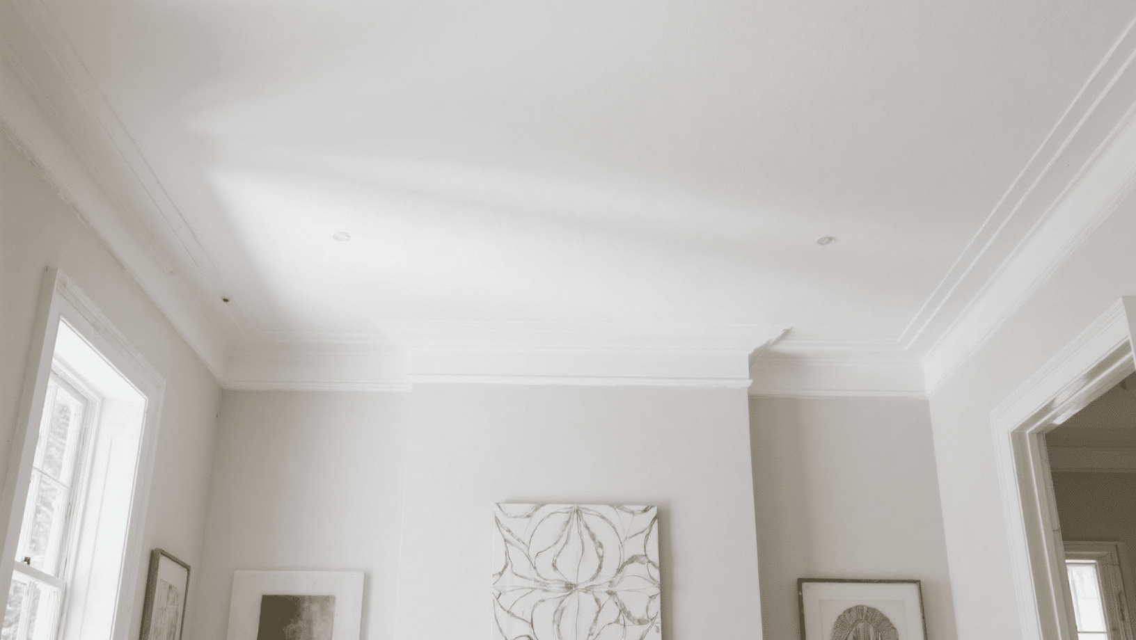 paint the ceiling a lighter shade