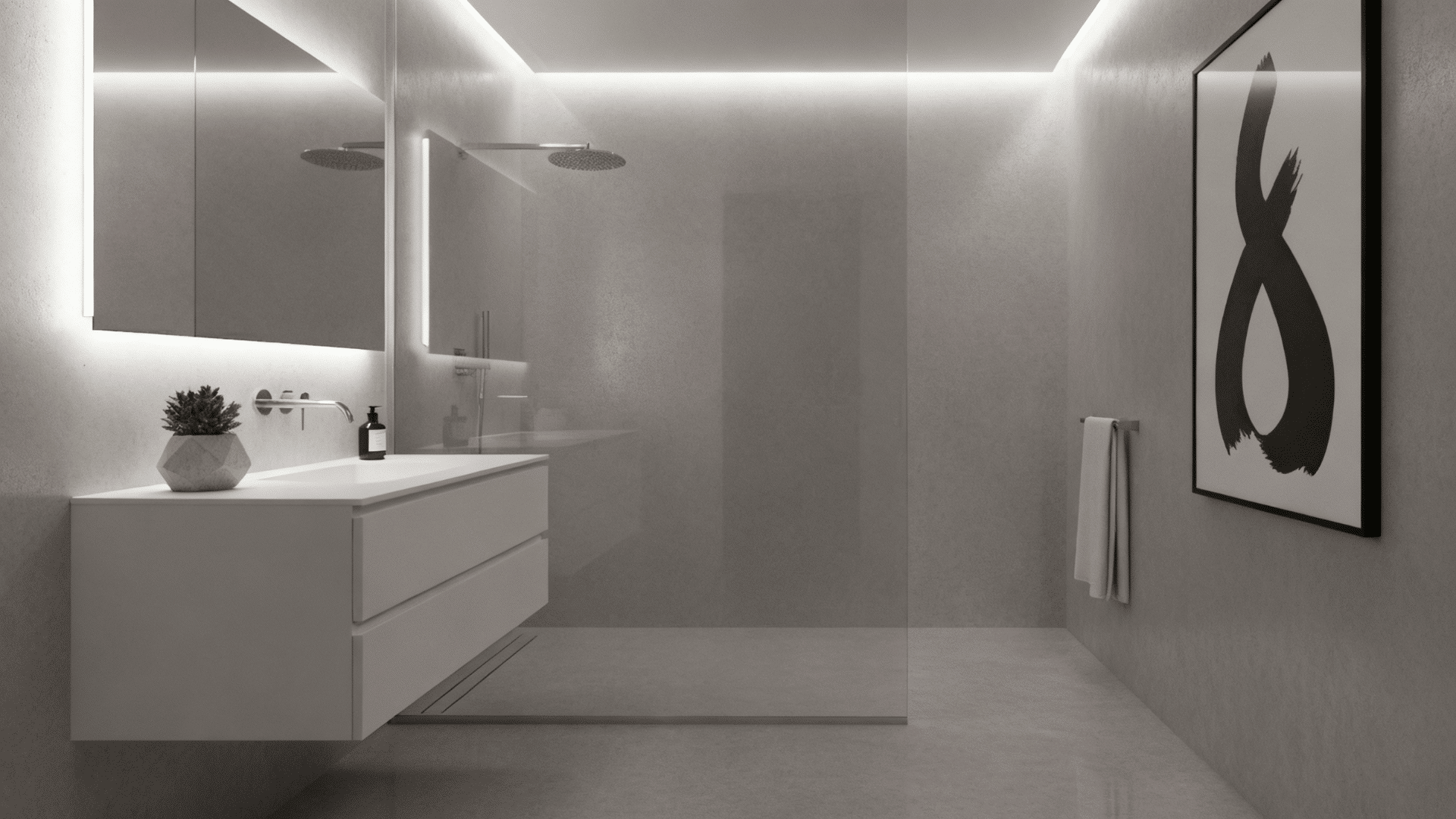 polished concrete finish