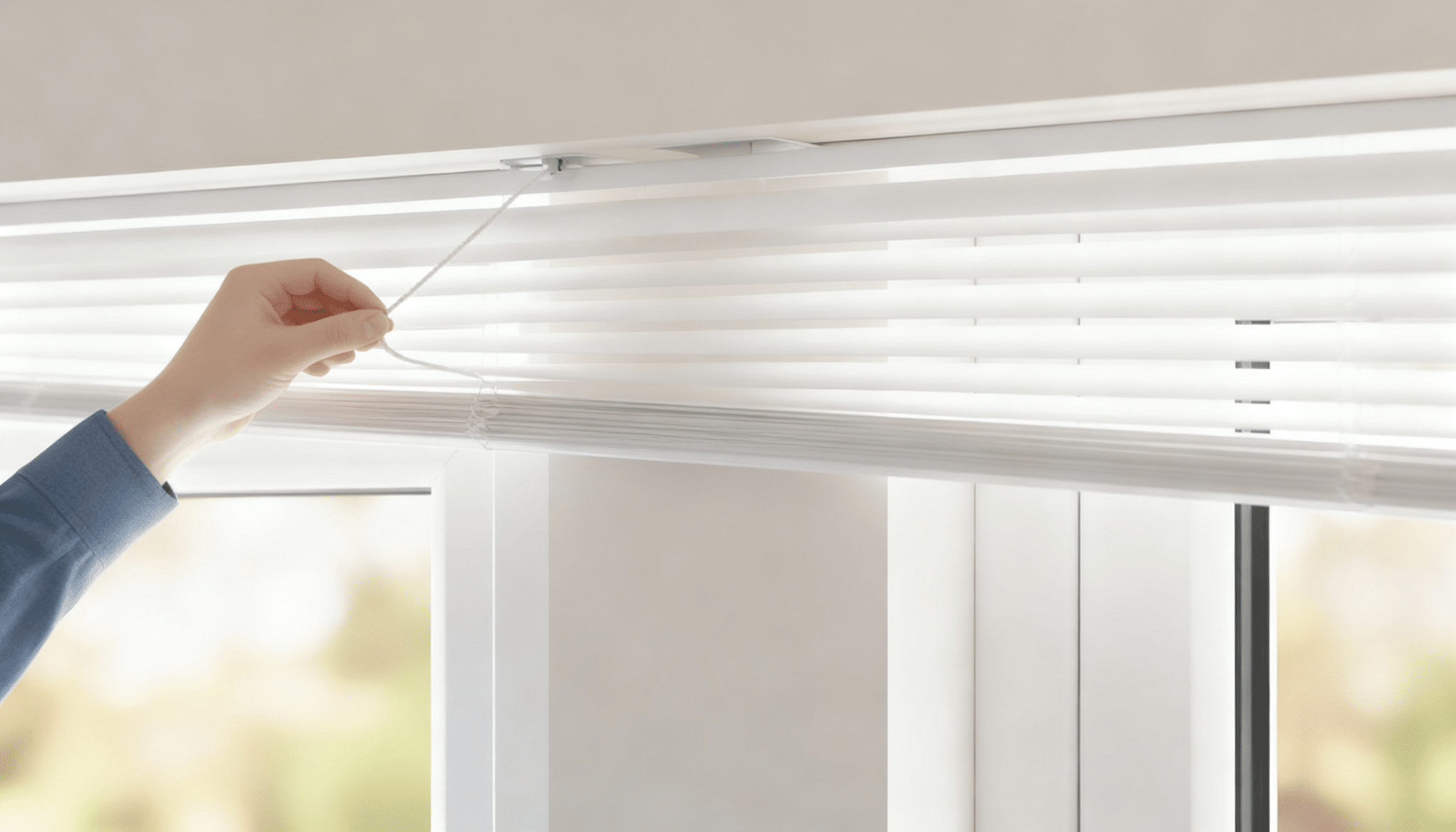 test the blinds and make adjustments