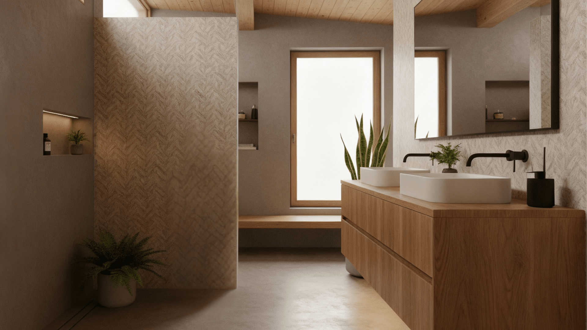 zen wood concrete balance