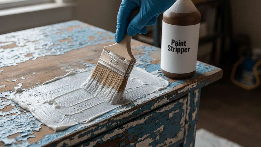 1 using paint stripper