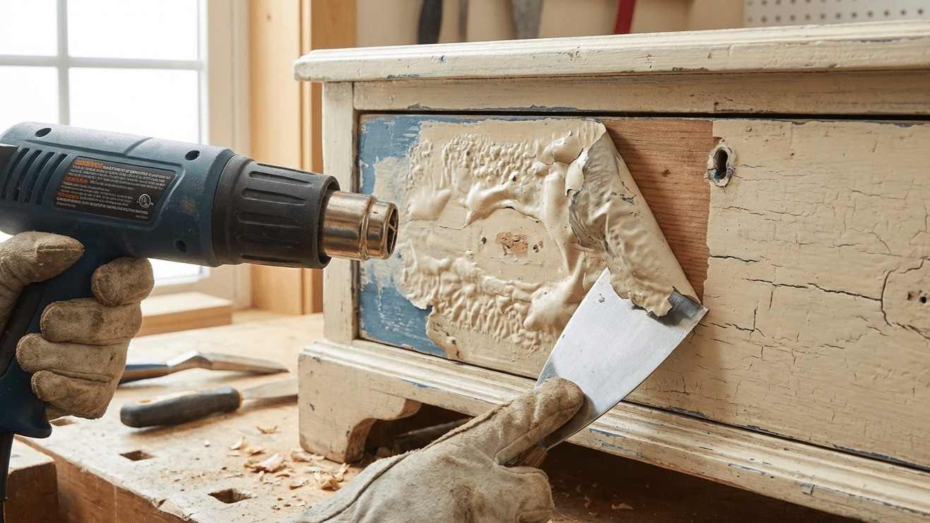 3 heat method for paint removal