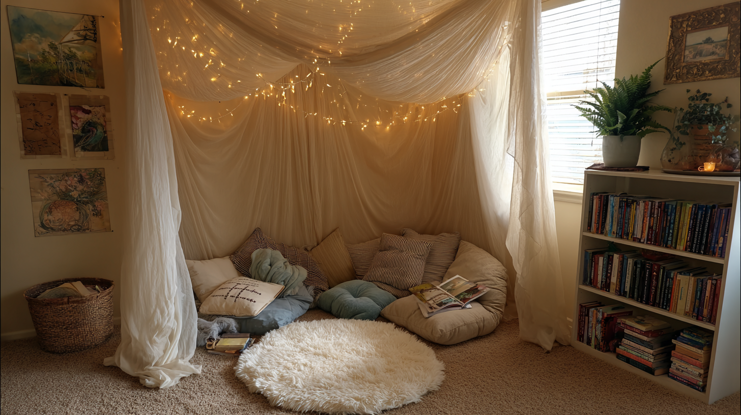 DIY Reading Nook Canopy