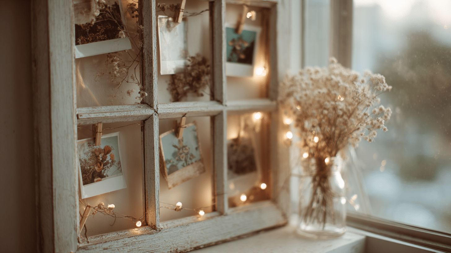 DIY Window Frame Decor