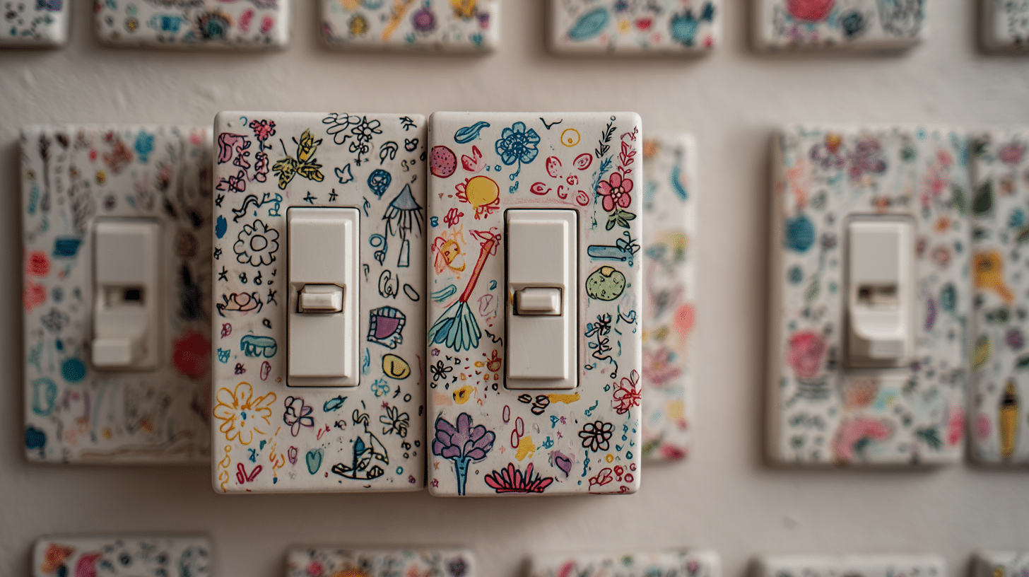 Hand-Painted Switch Plates