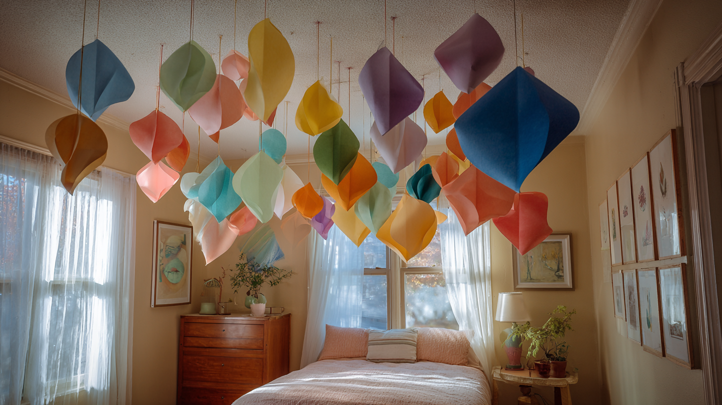 Hanging Paper Sculptures
