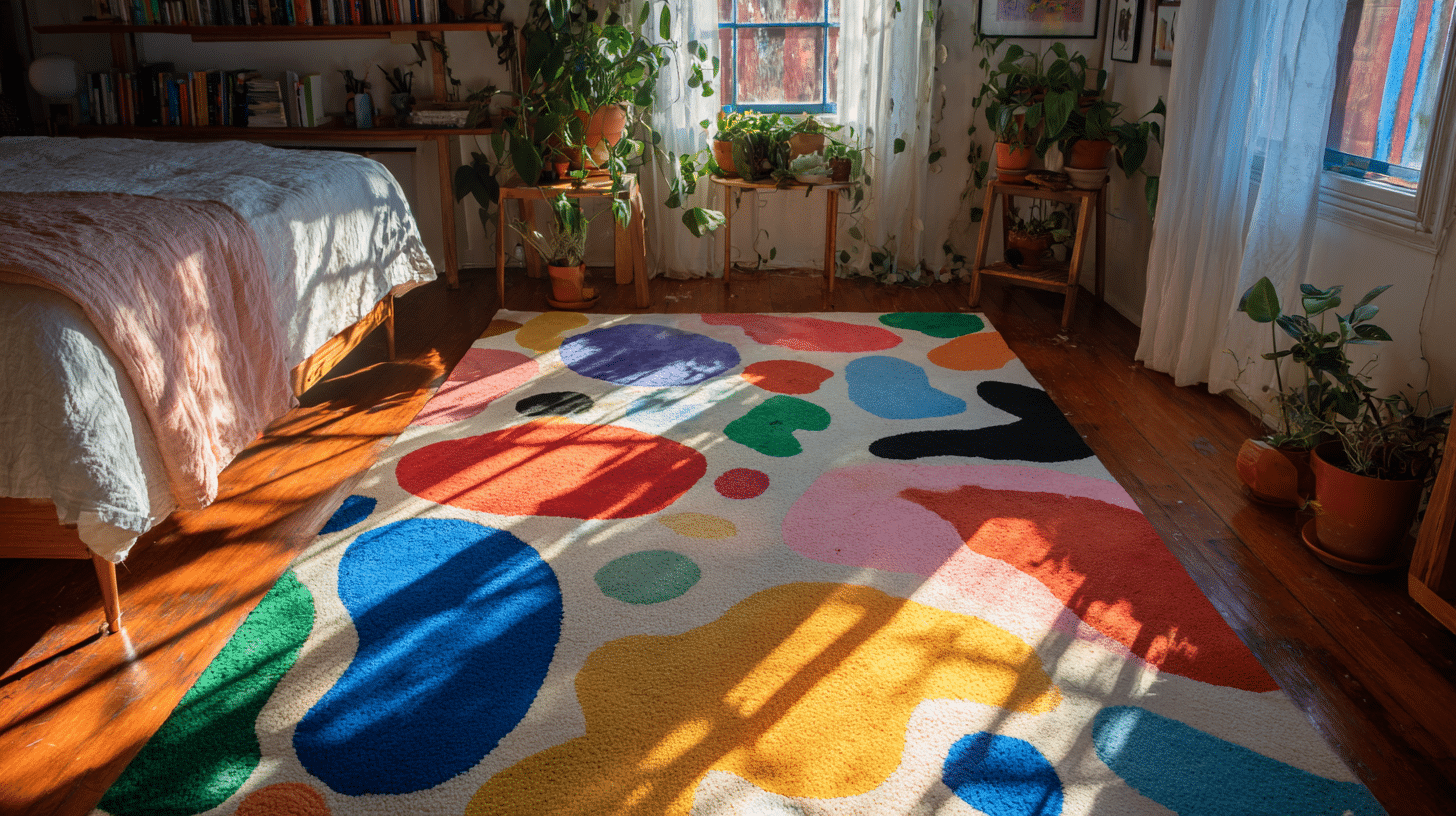 Painted Floor Mat or Rug