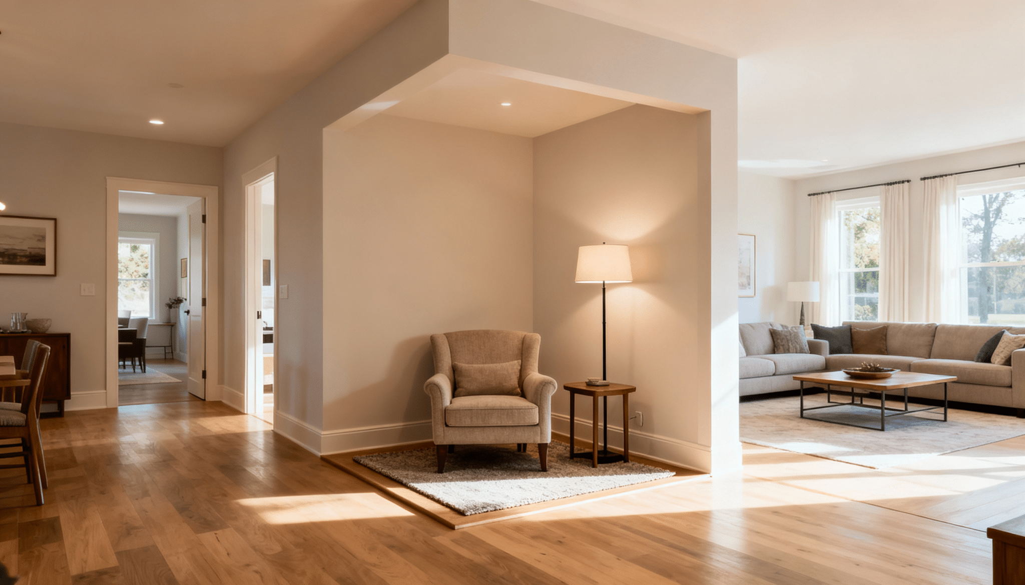 add a secondary seating nook