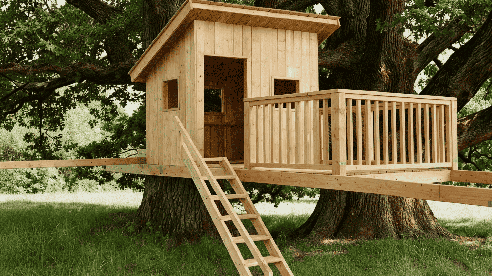 add railings windows and final touches