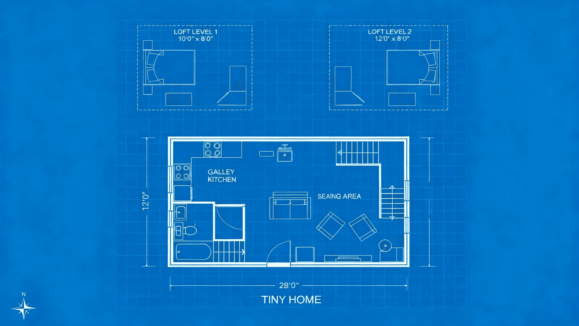 bathroom under stairs