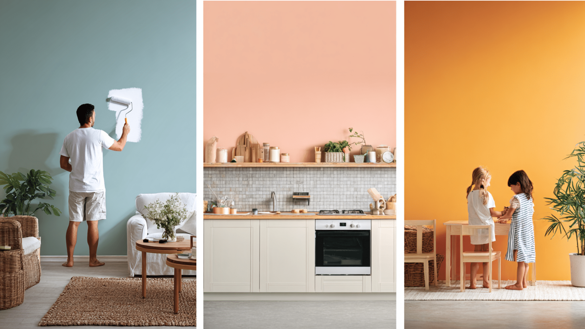 best places to use latex paint indoors