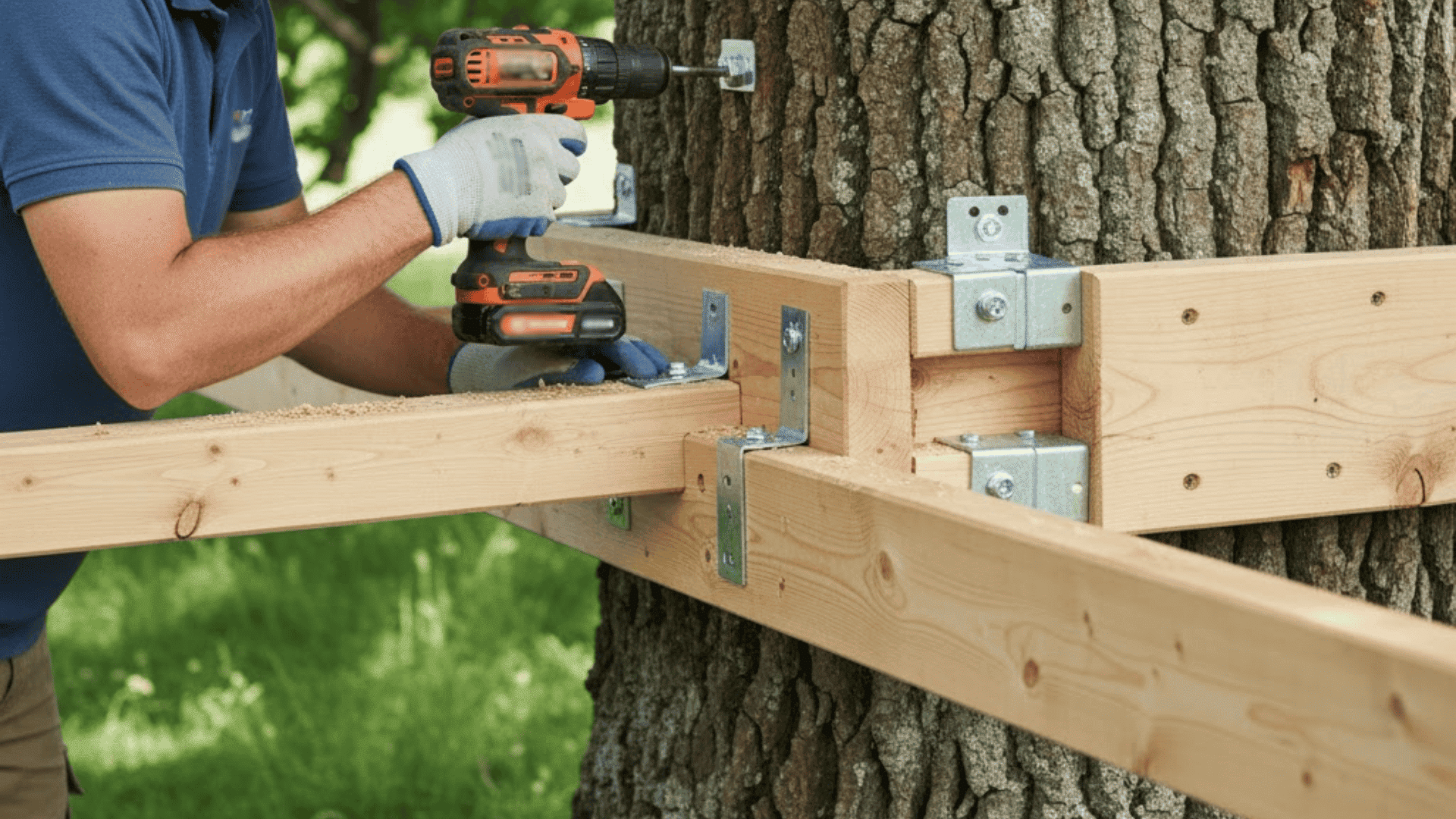 build the main support structure