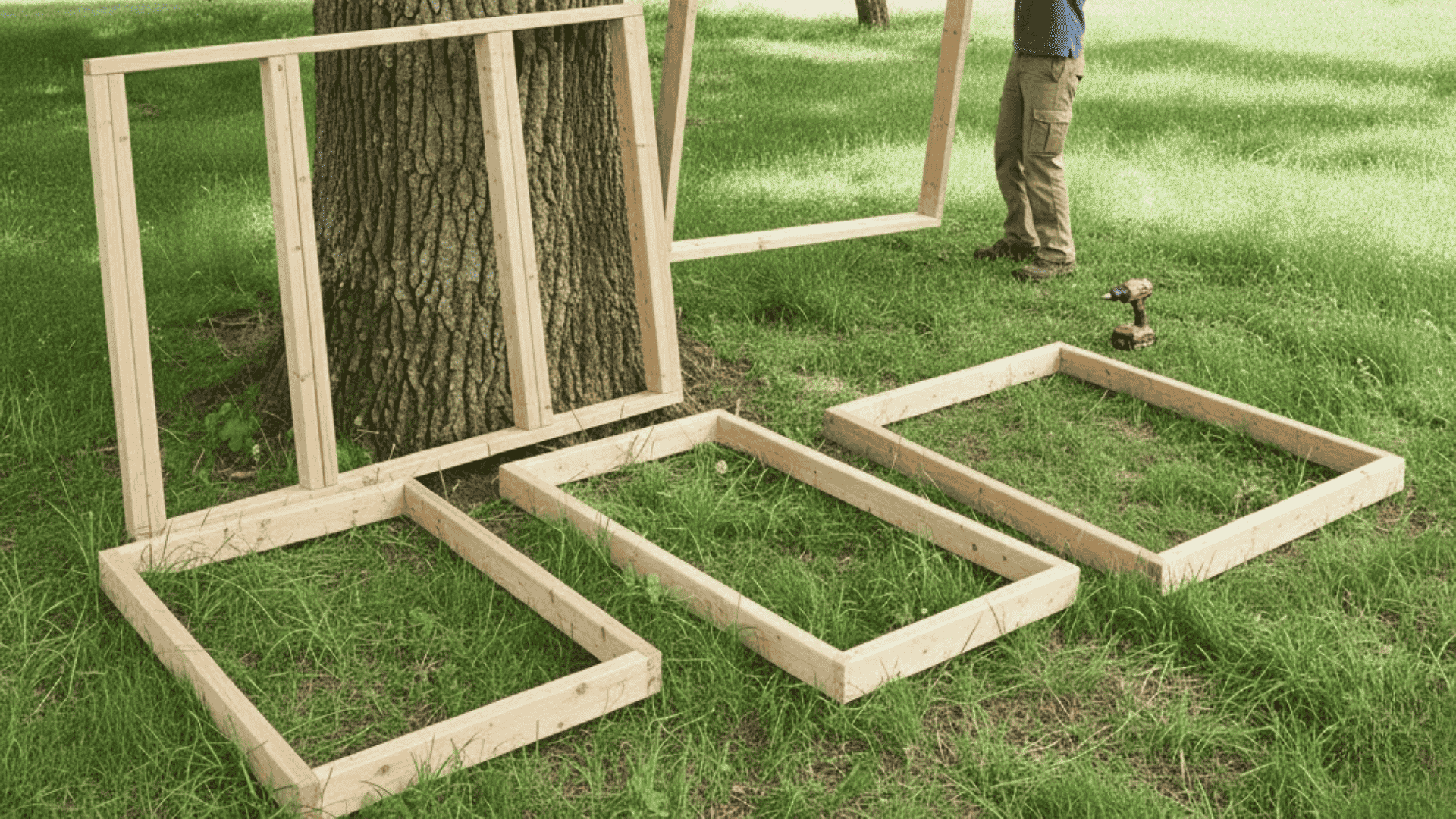 build the wall frames