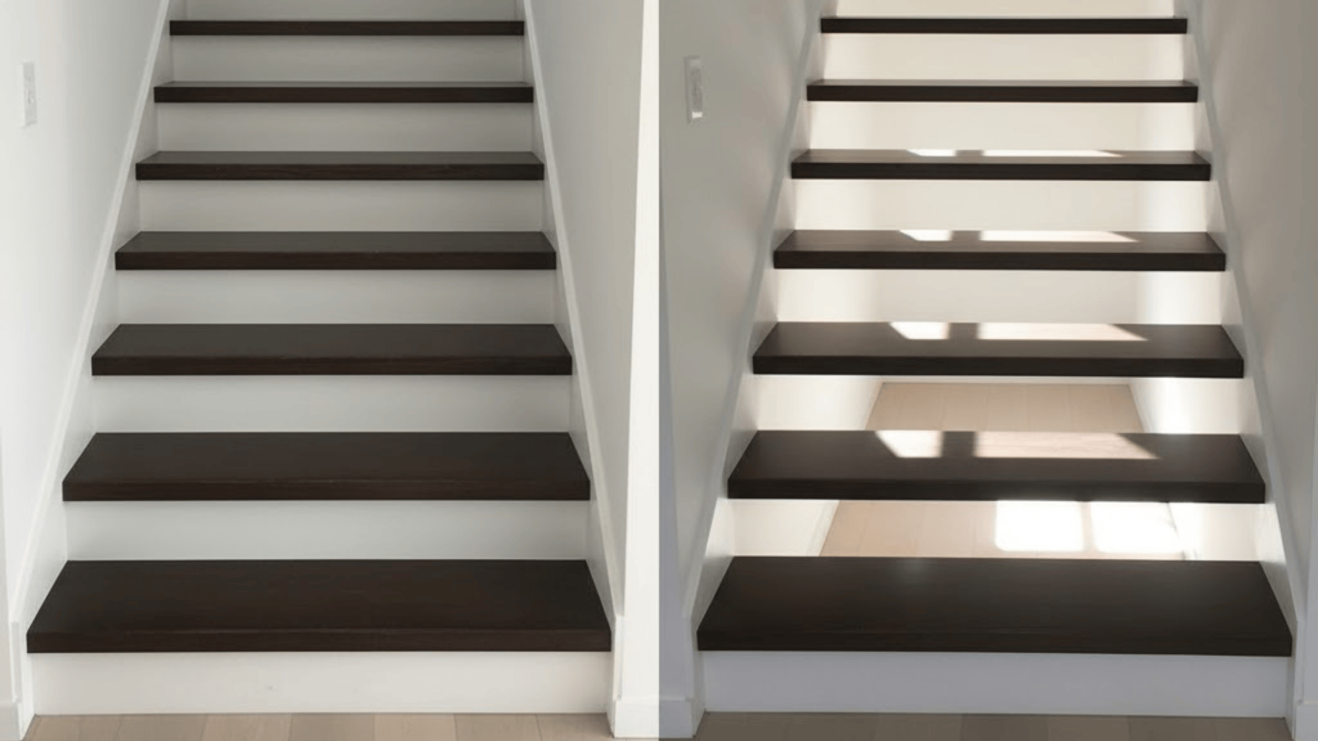 create open riser stairs
