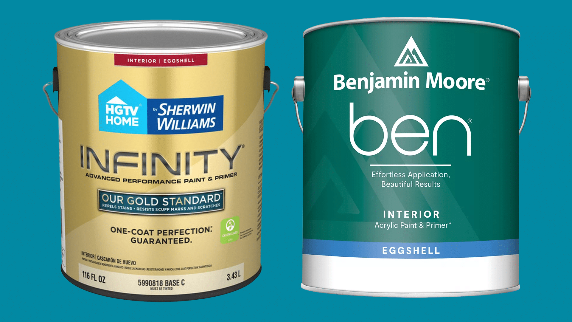 Eggshell Paint: Sherwin-Williams vs. Benjamin Moore