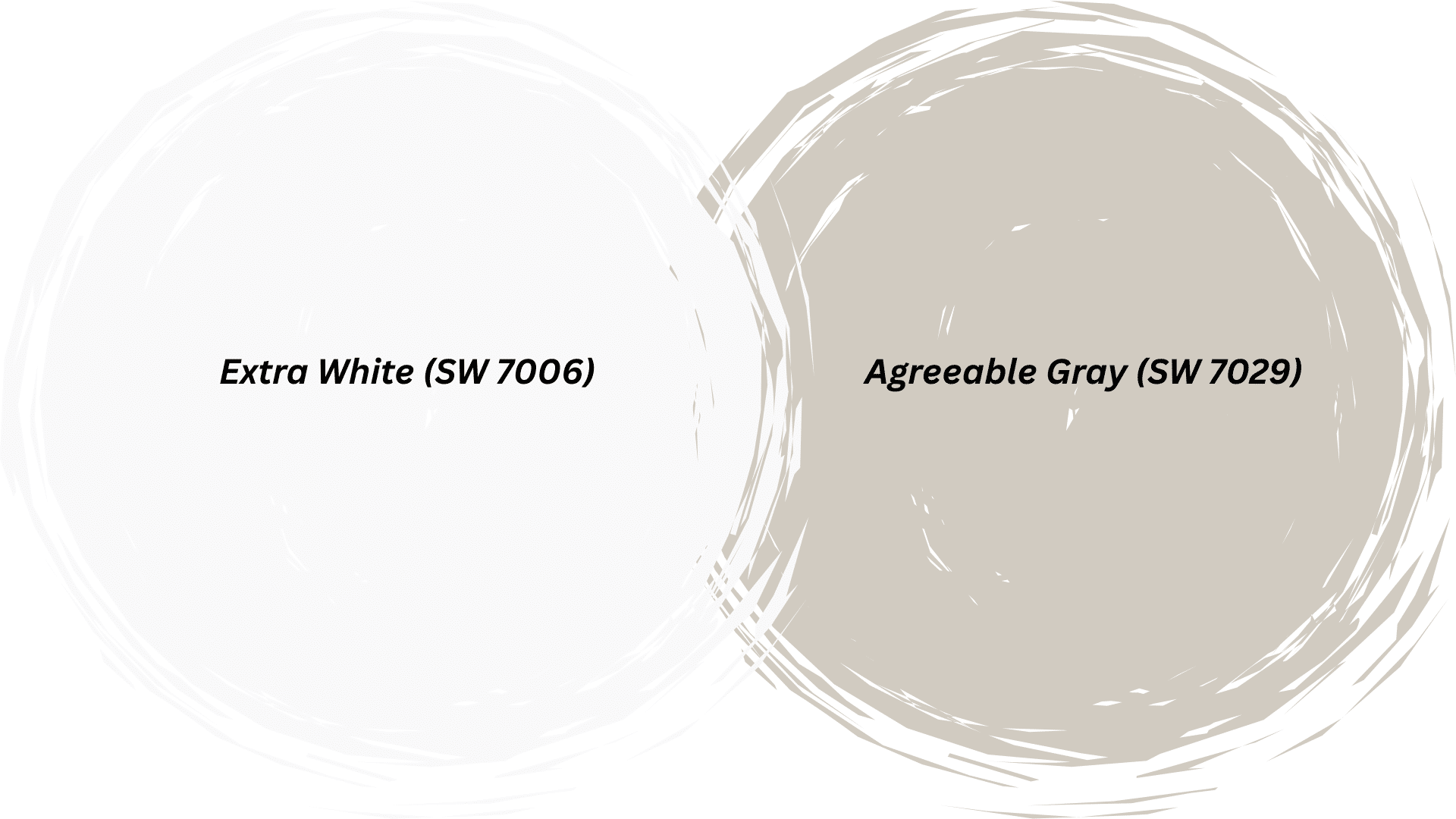 extra white and agreeable gray