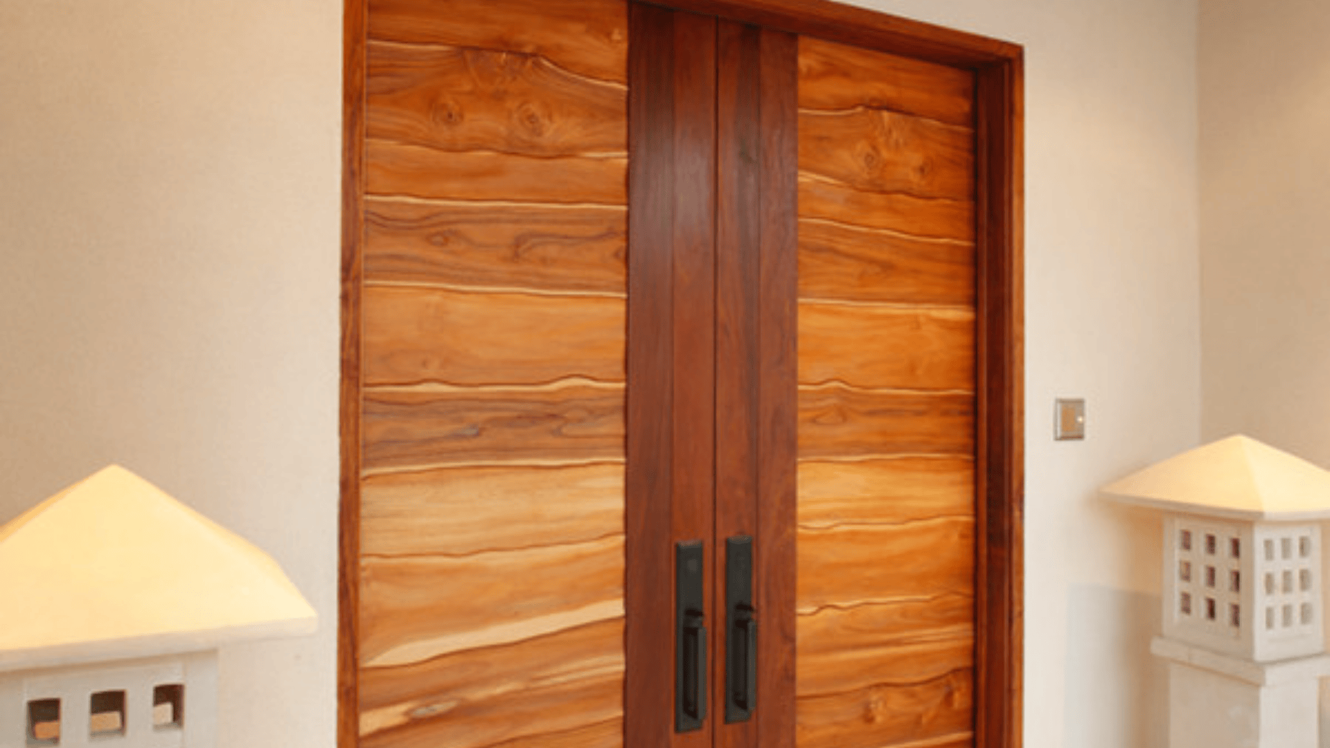 how to clean teak wood door
