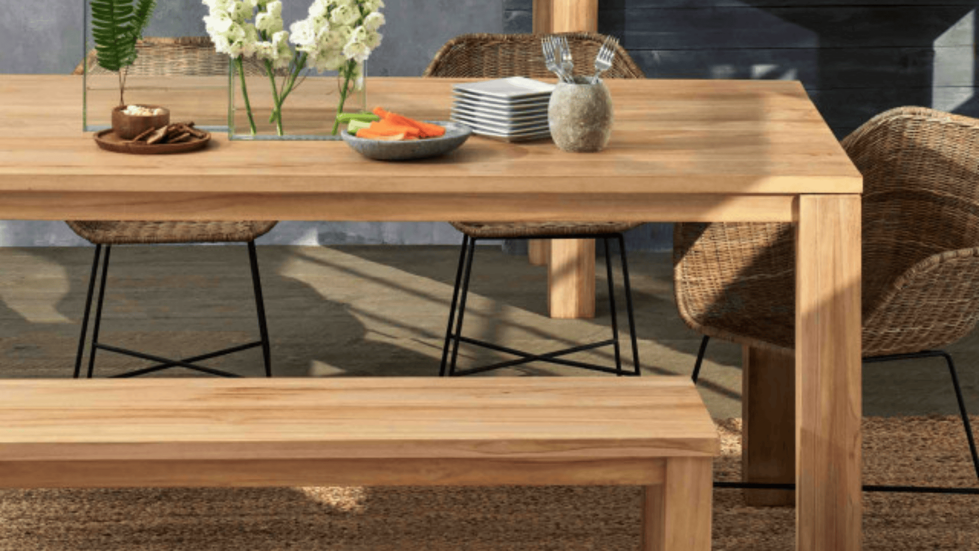 how to clean teak wood table