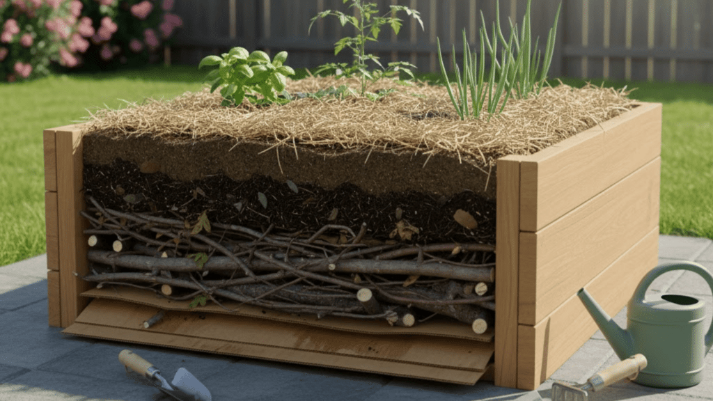 DIY Raised Garden Bed Layers for Strong Plant Growth