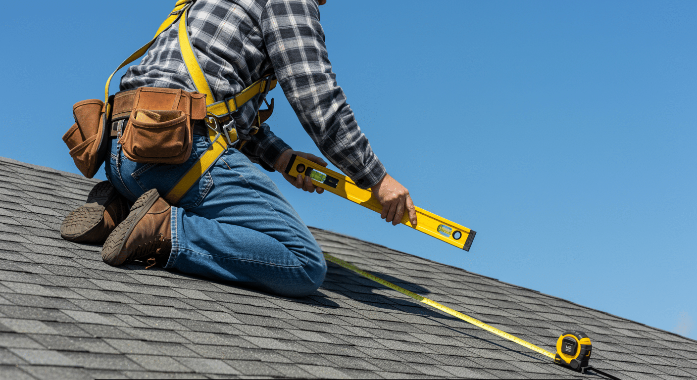 how to measure roof pitch