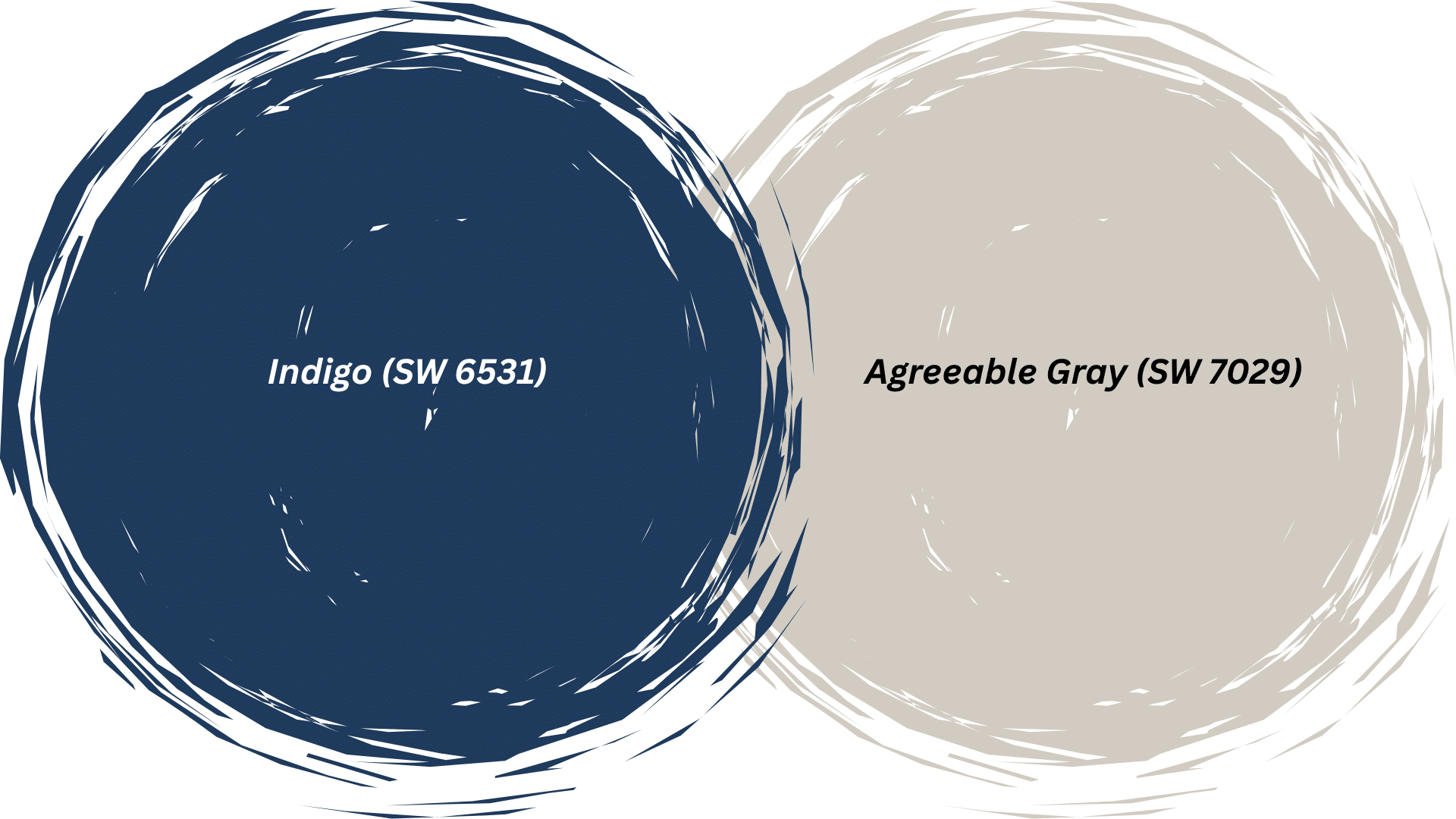 indigo and agreeable gray