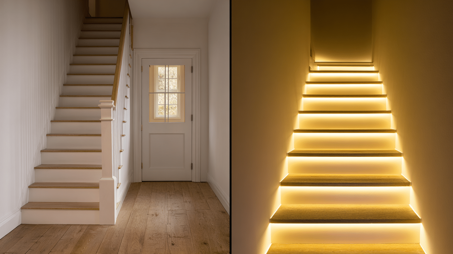 install led stair lighting