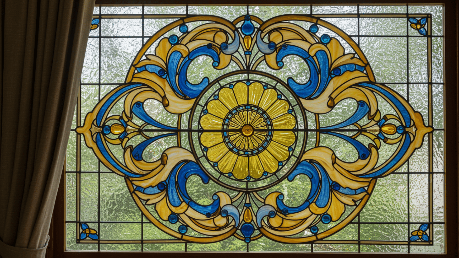 install stained glass accents