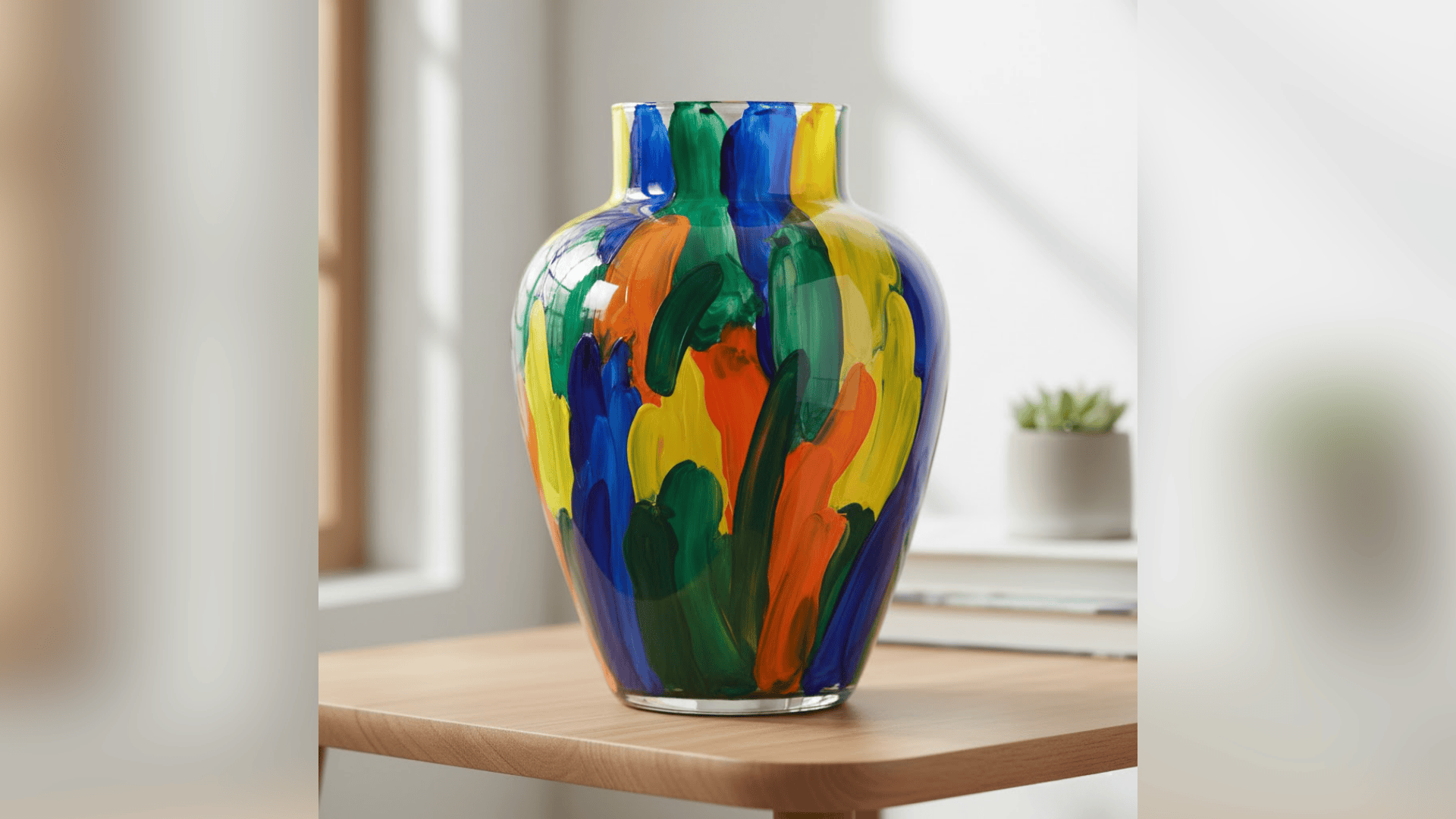 is acrylic paint waterproof on glass