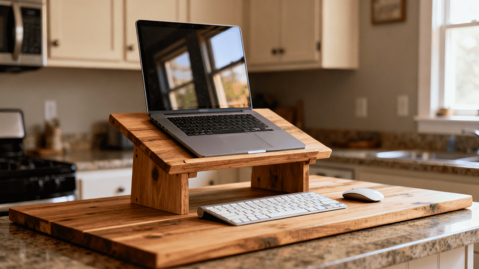 kitchen counter height desk