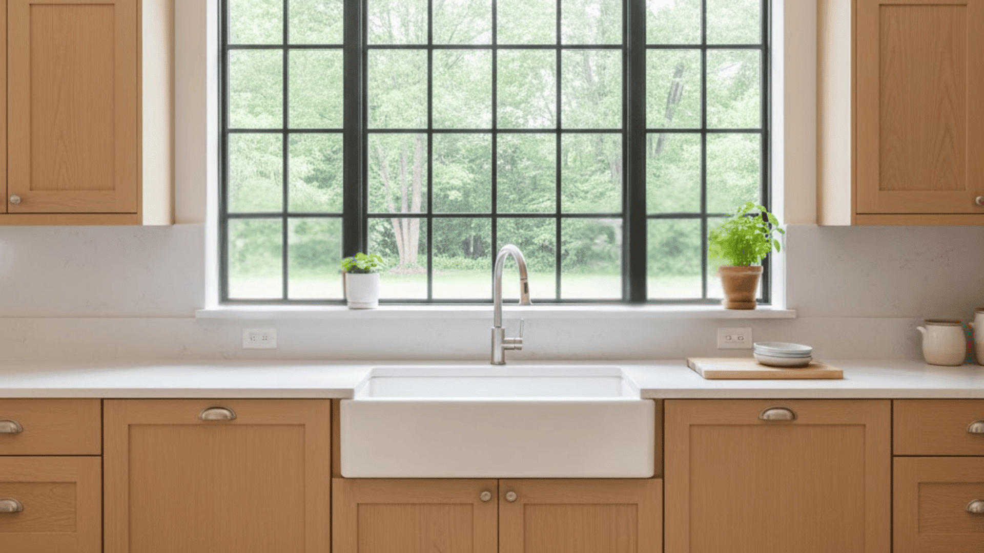 mullioned window for kitchen