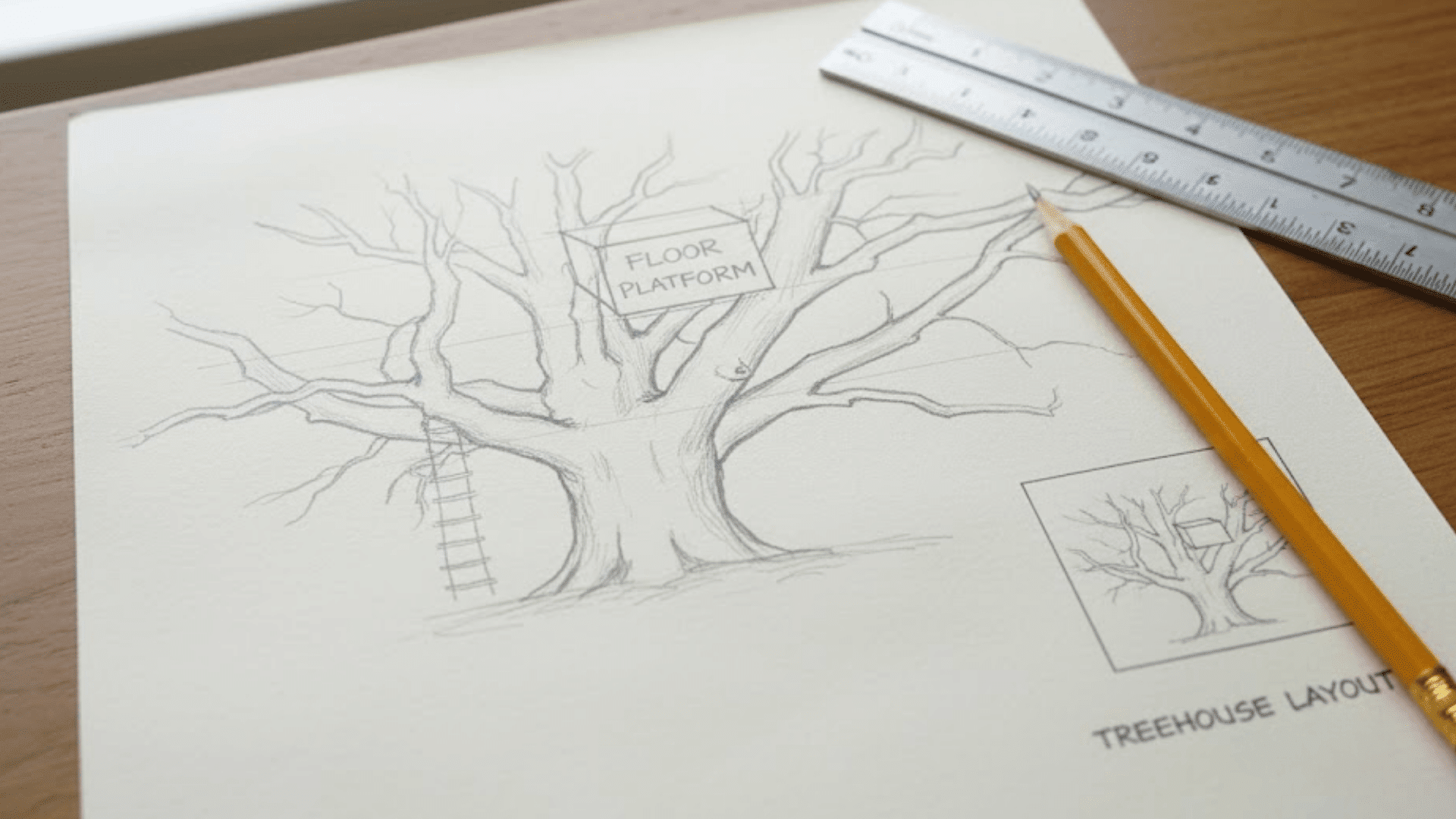 plan the layout of your treehouse