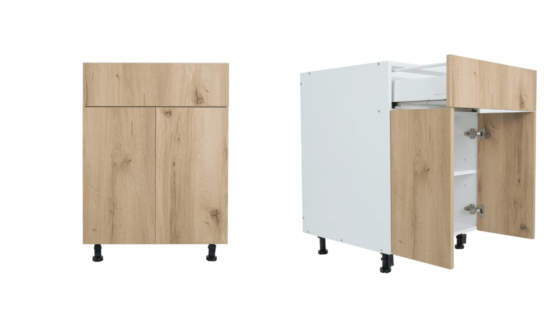 rta light oak base kitchen cabinet