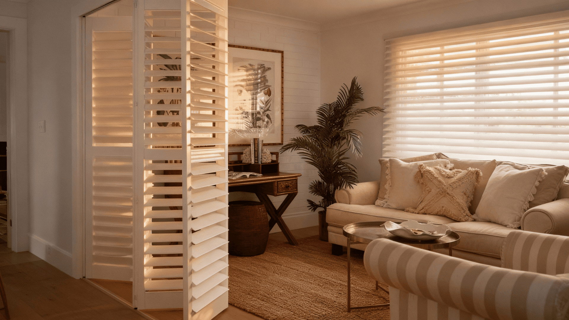 shutters into room divider