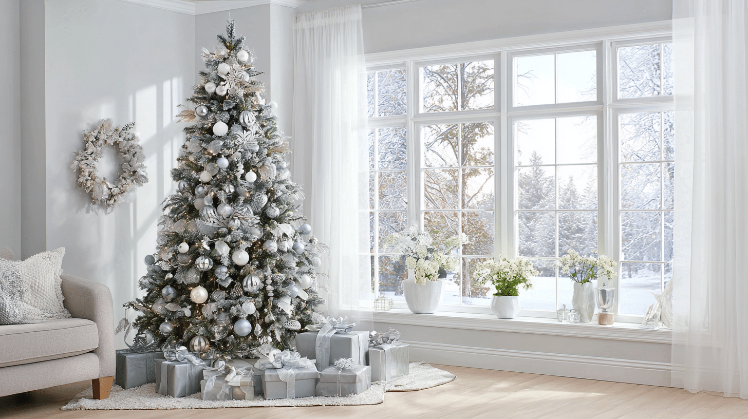 silver and white theme