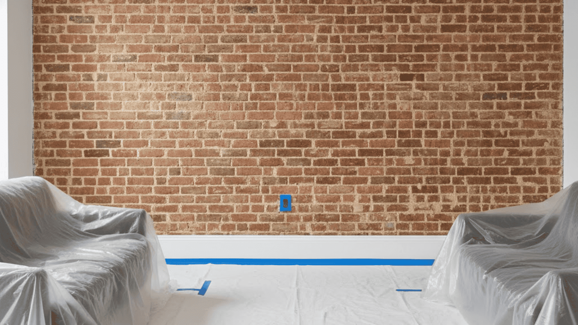 tape and protect surrounding areas