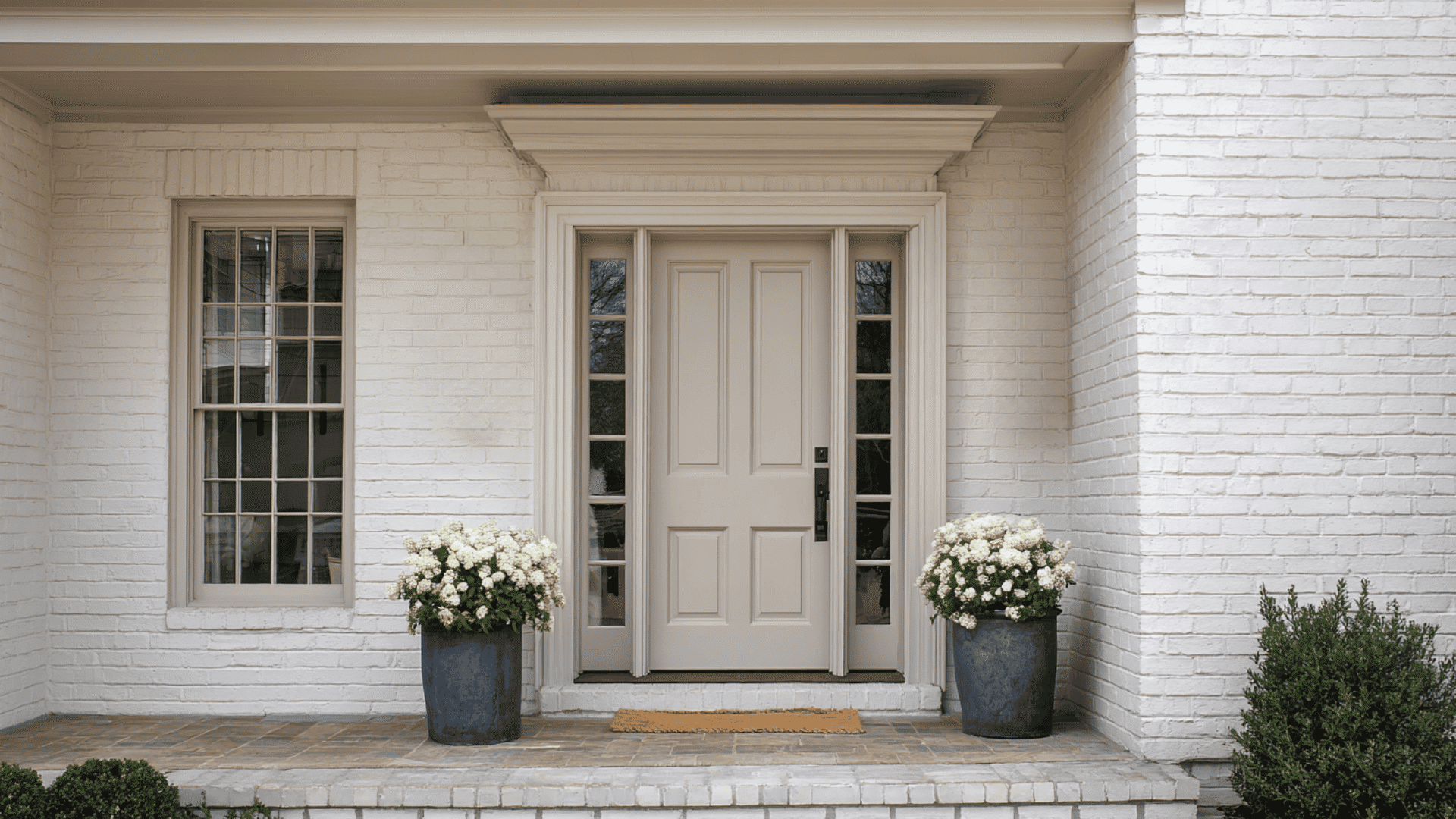 the statement front door