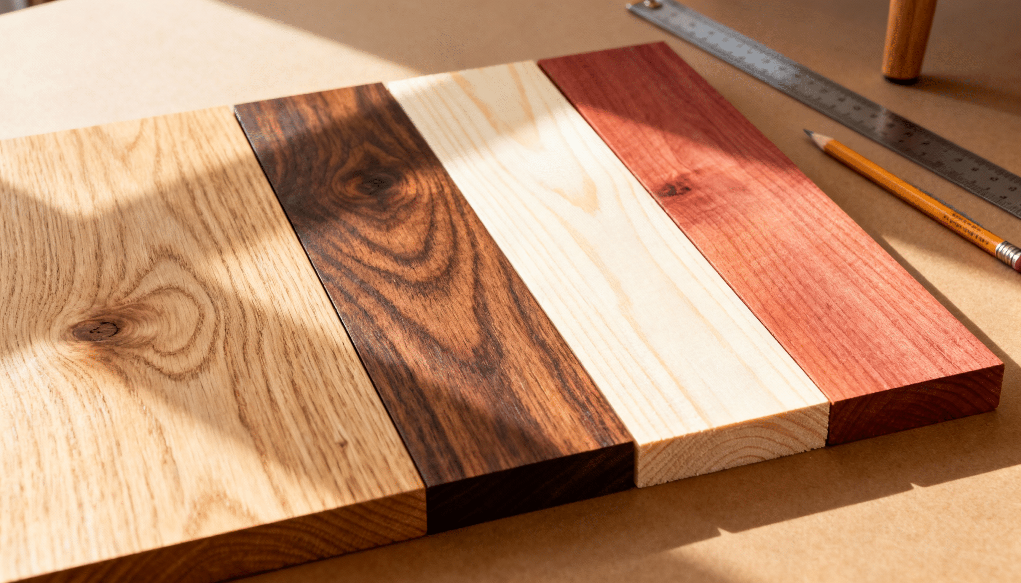 types of wood for furniture