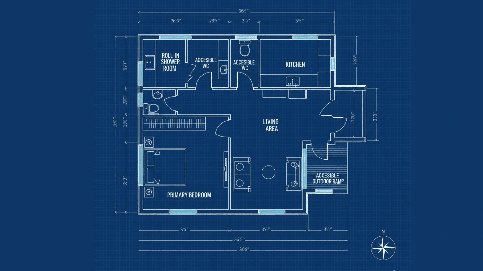 wheelchair accessible plan