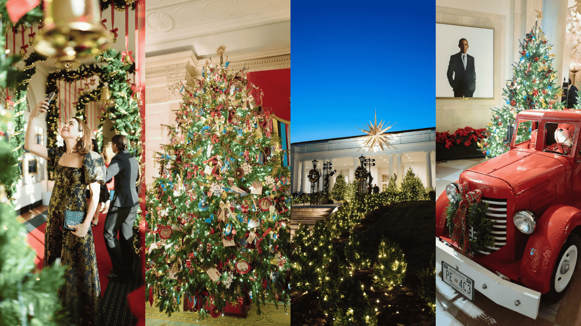 white house christmas decoration 2024