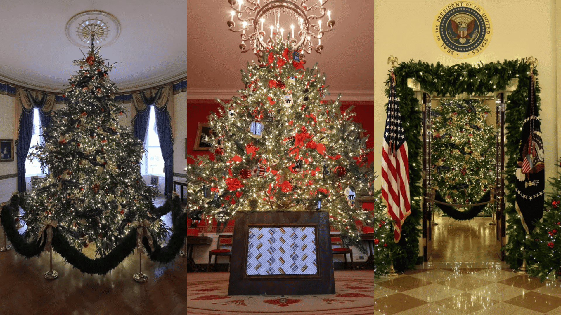 white house christmas decoration over the years