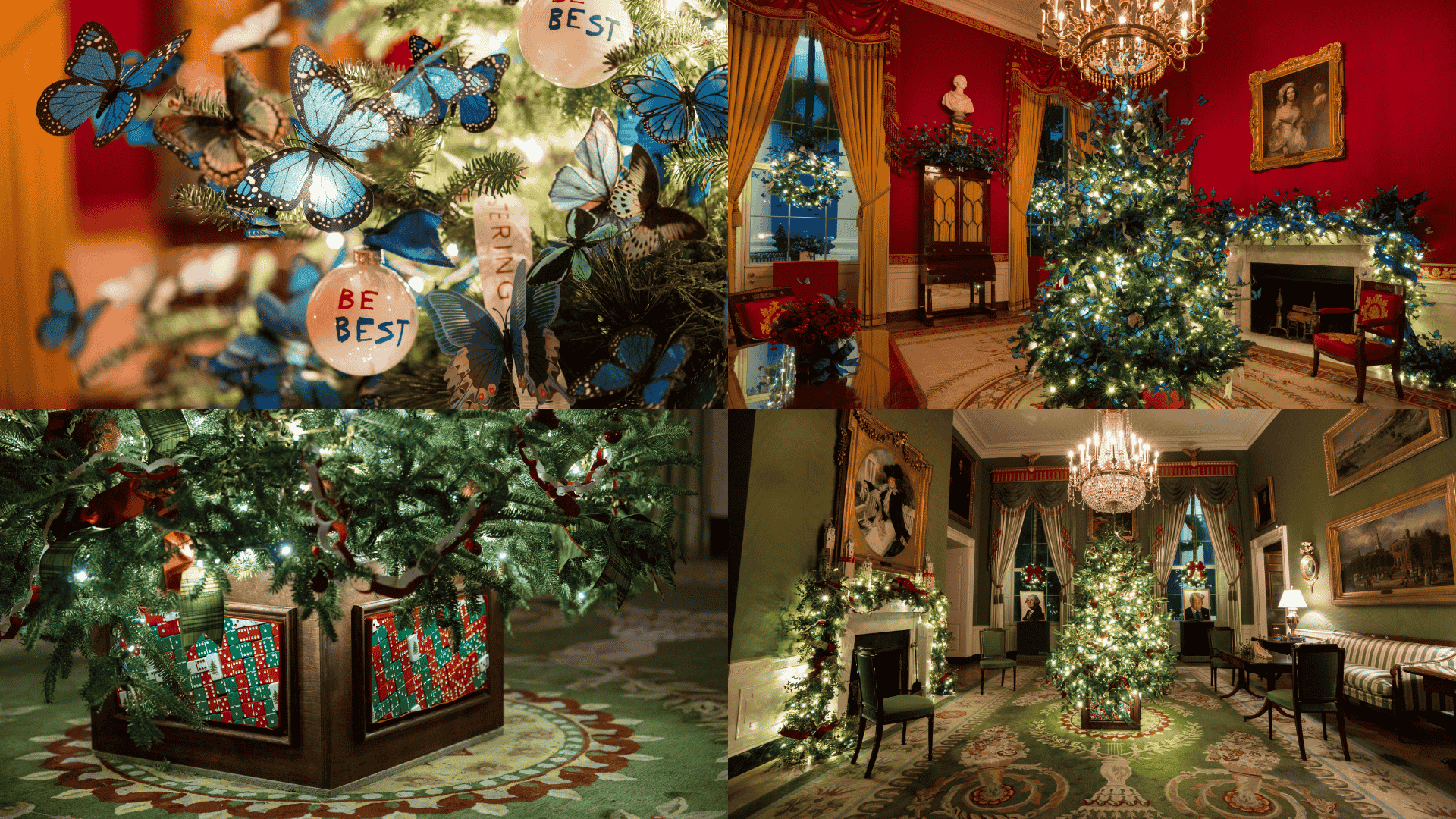 white house christmas decorations 2025