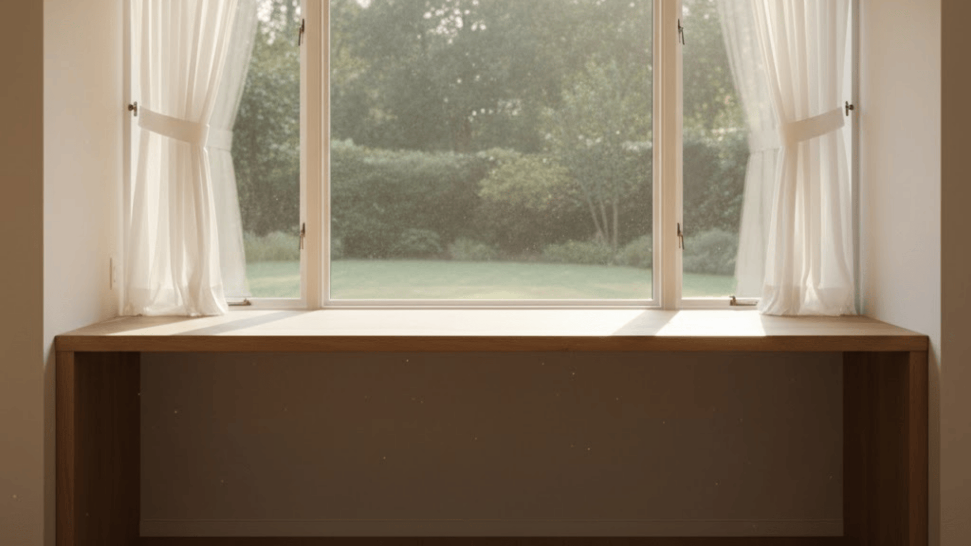 bedroom built in desk