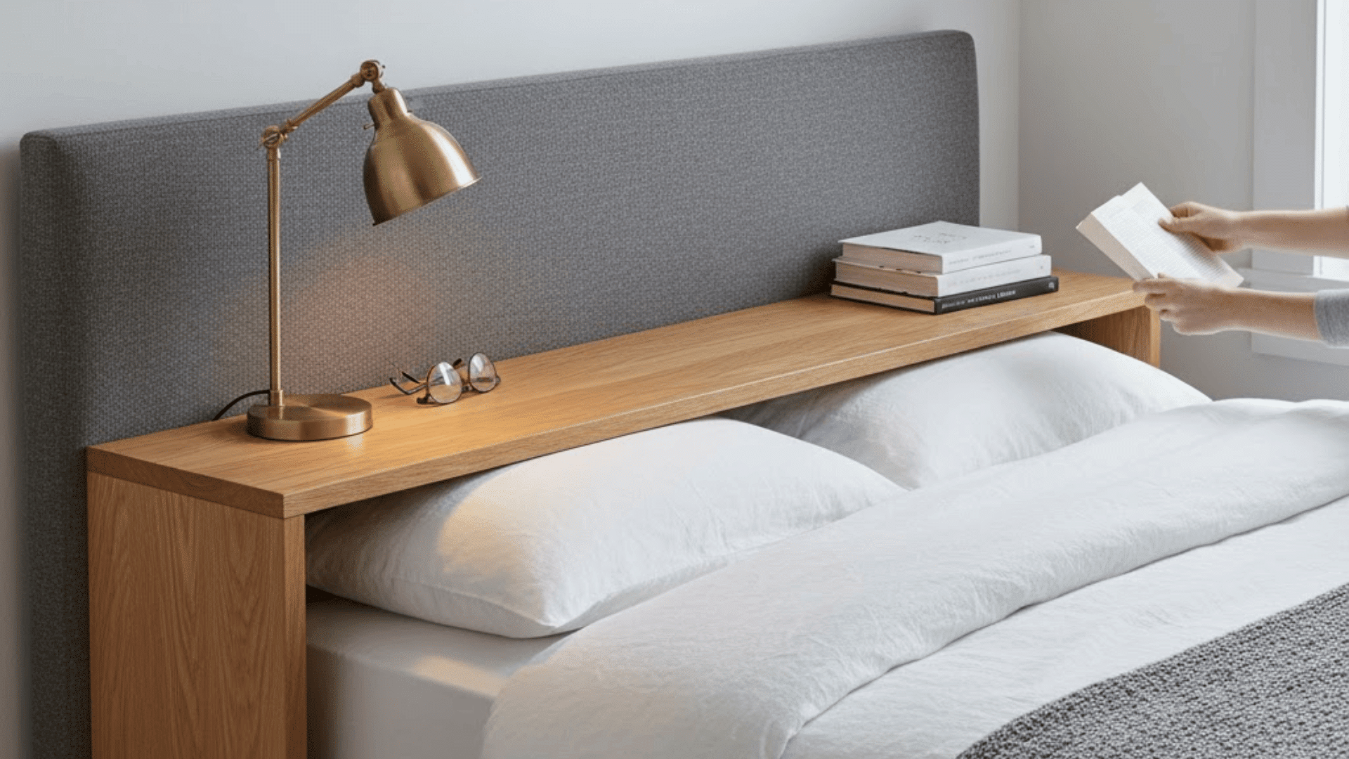 built in desk for bedroom