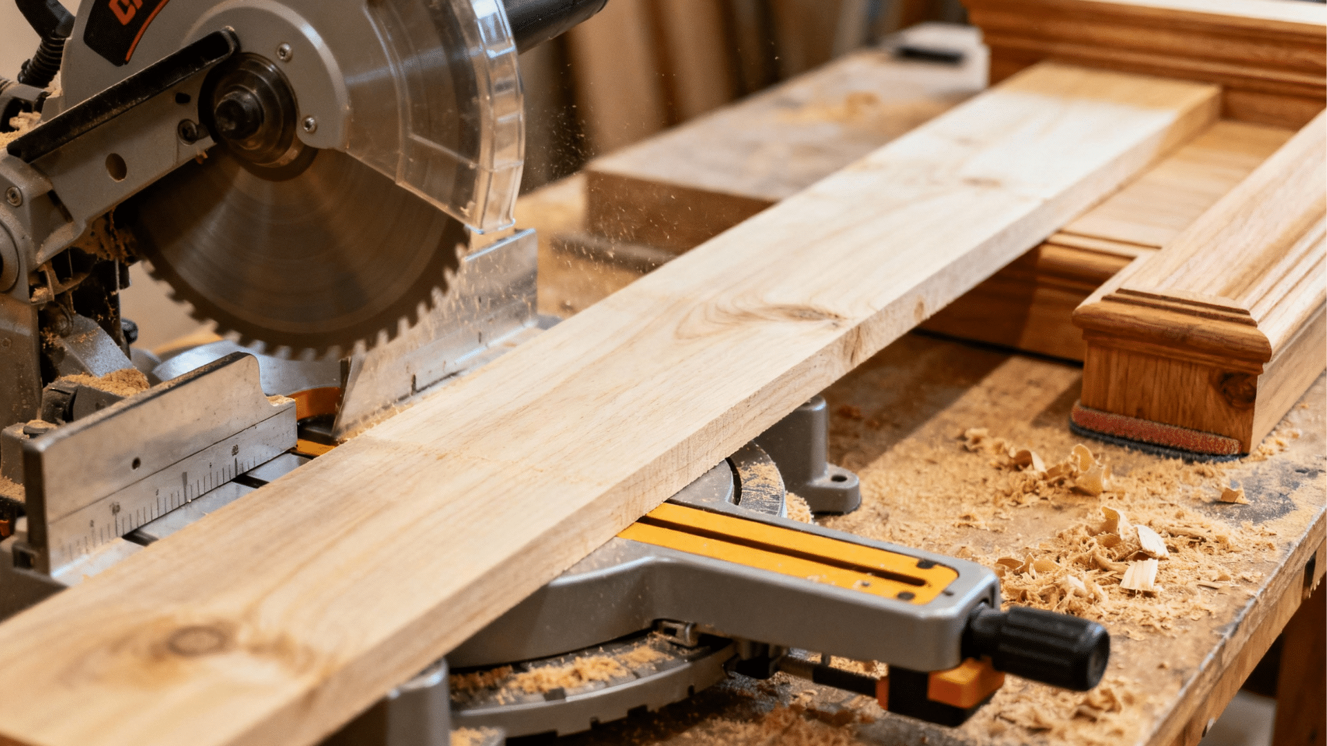 cut the mantel piece