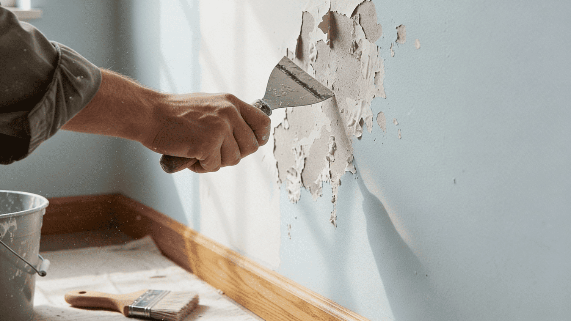 how to get rid of paint bubbles on painted walls