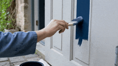 how to paint an exterior door