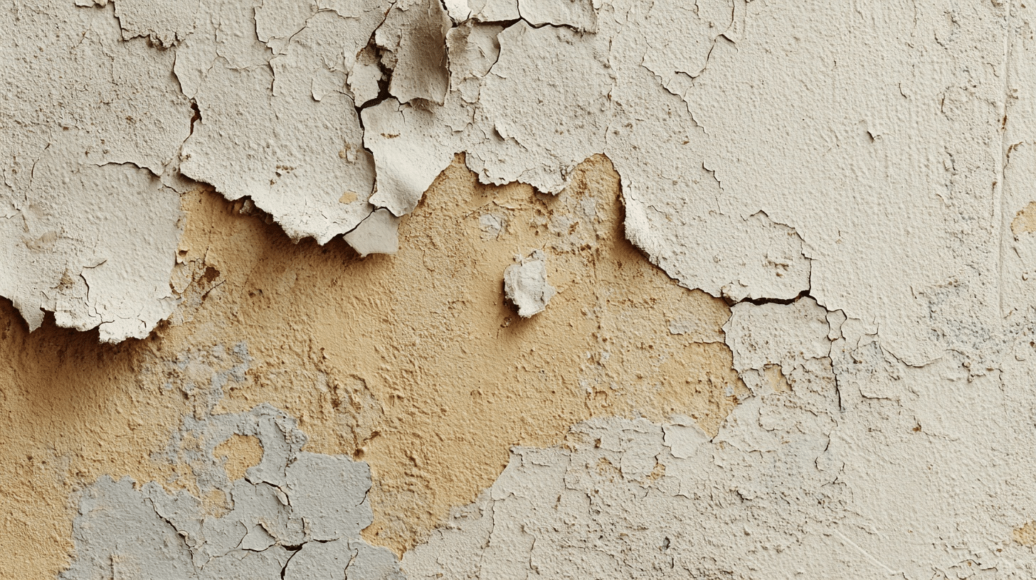 how to remove chipped paint from the walls