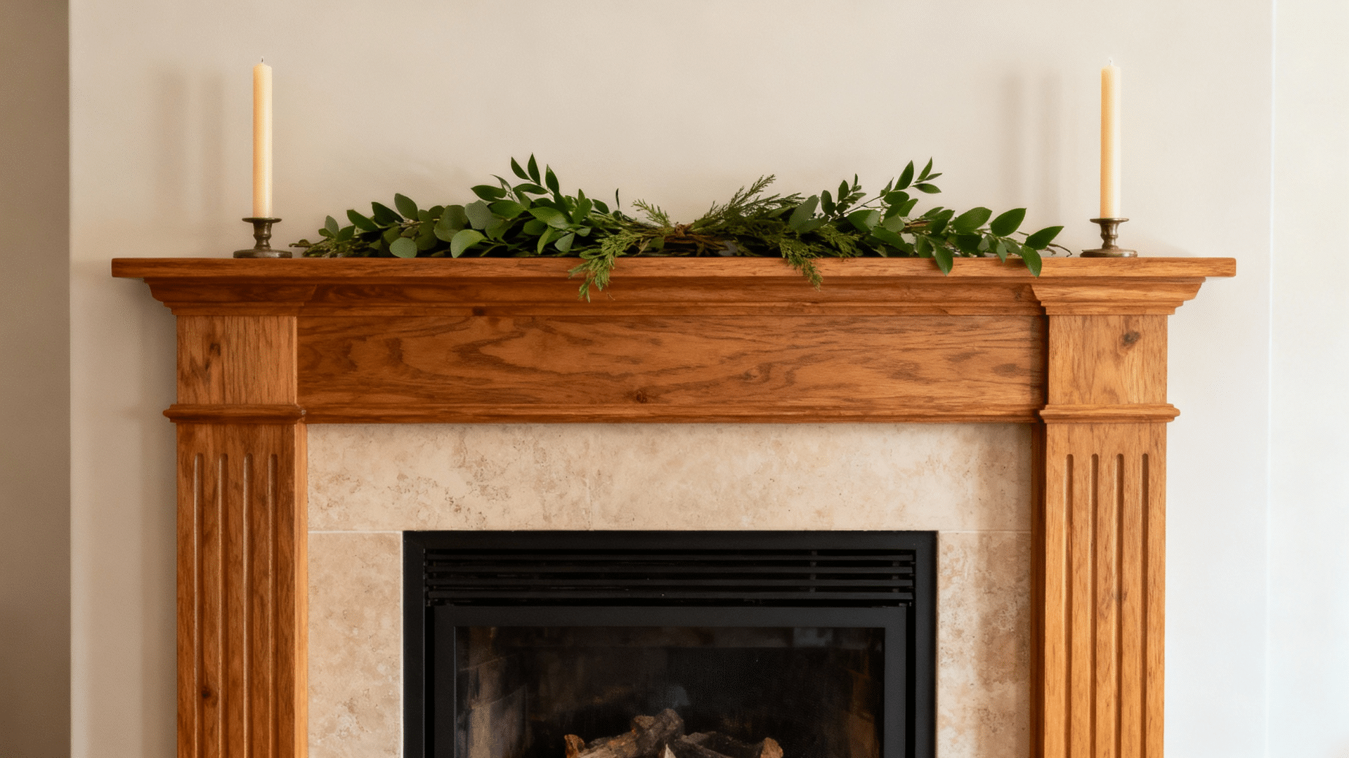 mantel diy sorround